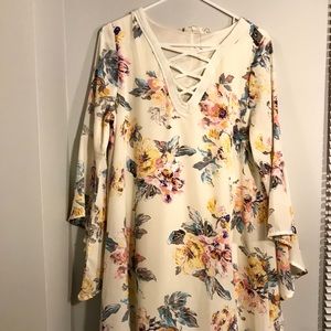 Floral Dress from The Blue Door Boutique